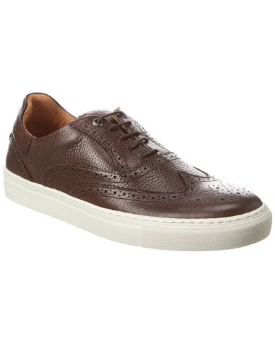 Shop Ted Baker Dentong Brogue Hybrid Leather Sneaker In Brown