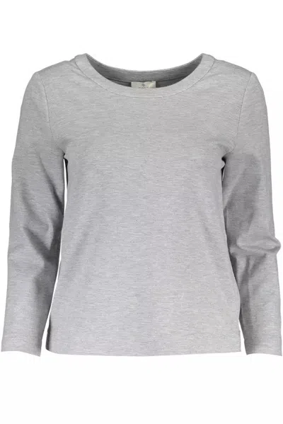 Gant Gray Elastane Unisex Sweatshirt In Grey