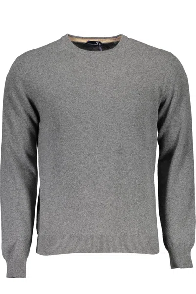 Shop Harmont & Blaine Elegant Wool-cashmere Men's Men's Sweater In Grey