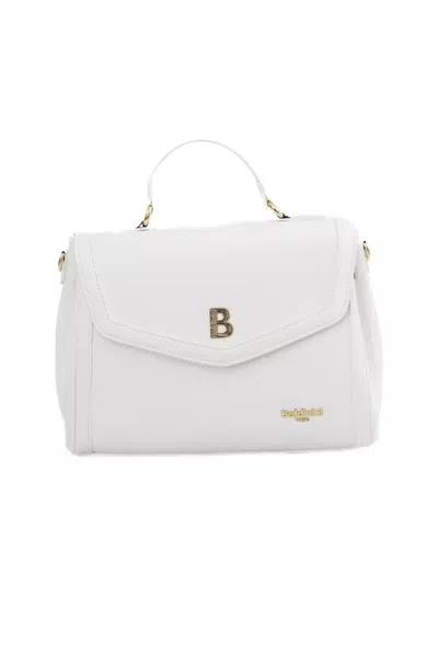 Shop Baldinini Trend Elegant Shoulder Bag With En Women's Accents In White
