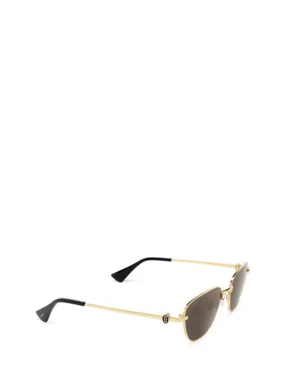Shop Cartier Sunglasses In Gold