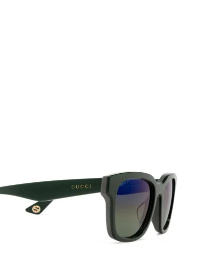 Shop Gucci Eyewear Sunglasses In Green