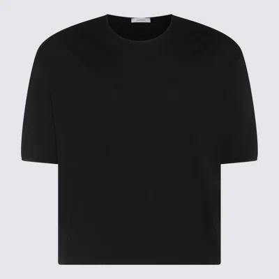Shop Lemaire Black Cotton T-shirt