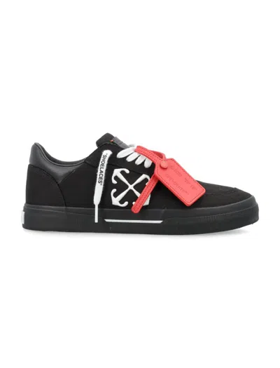 Shop Off-white New Low Vulcanized Sneakers In Black