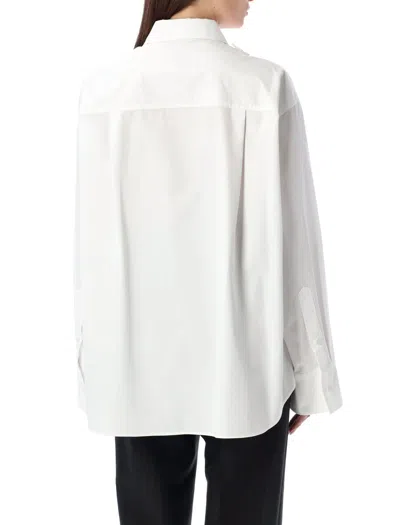 Shop Valentino Garavani Embroidered Shirt In White