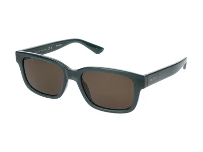 Shop Gucci Sunglasses In Blue Blue Brown