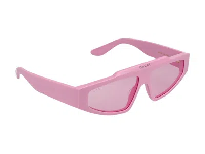 Shop Gucci Sunglasses In Pink Pink Pink