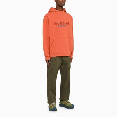 Shop Moncler Genius Moncler X Salehe Bembury Jersey Sweatshirt In Orange