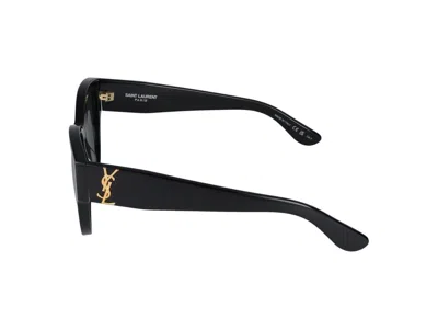 Shop Saint Laurent Sunglasses In Black Black Grey