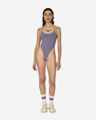 Shop Nike Chill Knit Tight Cami Bodysuit Daybreak In Multicolor