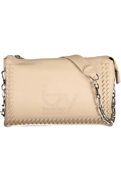 Shop Byblos Chic Chain-handle Shoulder Women's Bag In Beige