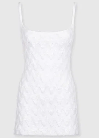 Shop Missoni Dresses In Marshmallow