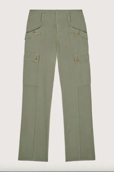 Shop Ba&sh Women's Pantalon Dada Pants In Khaki Sage In Multi