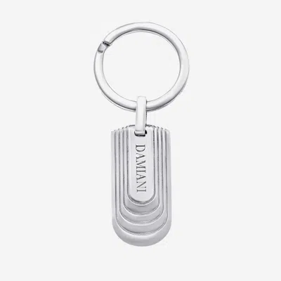 Shop Damiani Sterling Keychain In Silver