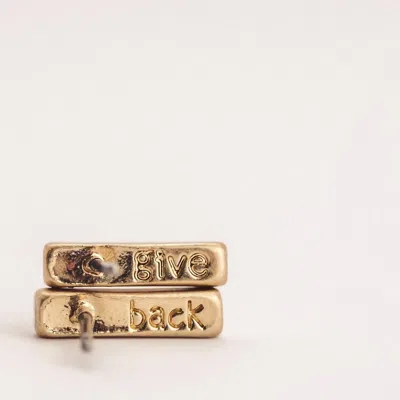 Half United Rae Earrings In Gold In Gold