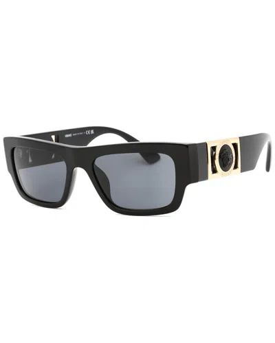 Shop Versace Men's Ve4416u 53mm Sunglasses In Black