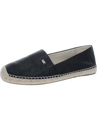 Shop Michael Michael Kors Womens Slip On Flat Loafers In Black