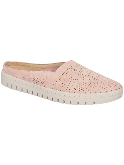 Shop Easy Street Karana Womens Faux Suede Comfort Insole Casual And Fashion Sneakers In Pink