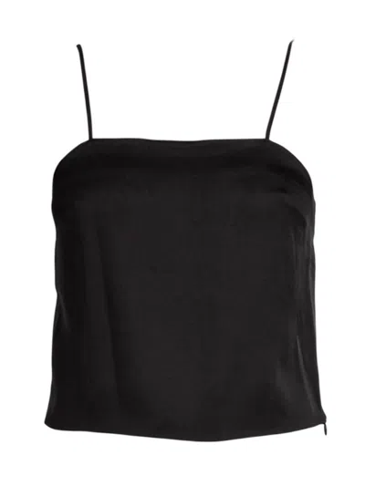 Shop Jonathan Simkhai Women's Vela Tank Top In Black