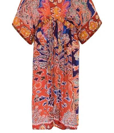 Shop Carolina K Delhi Kimono In Chamando In Multi