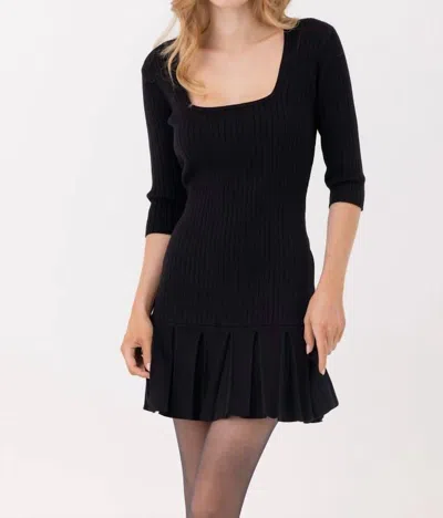 Sundays Gatlin Dress In Black In Black