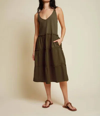Shop Nation Ltd Hannah Dress In Seaweed In Green