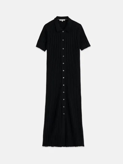 Shop Alex Mill Women's Alice Ribbed Sweater Dress In Black