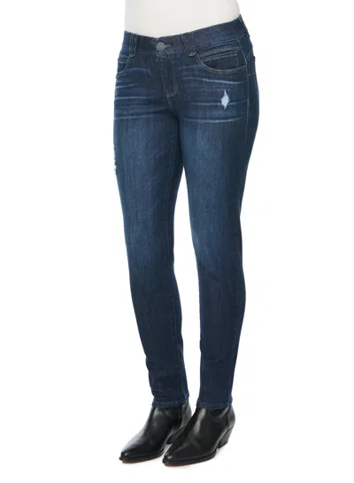 Shop Democracy Curvy Luxe Jeans In Dark Wash In Blue