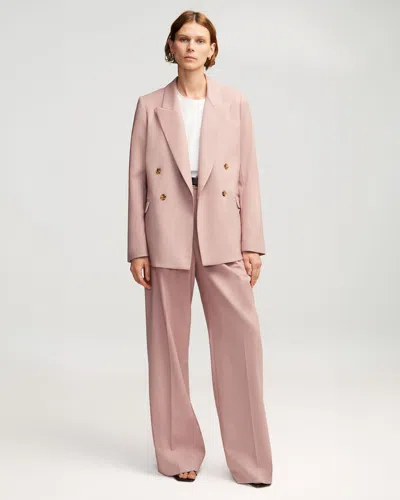 Shop Argent Preorder: Peak Lapel Blazer In Pink