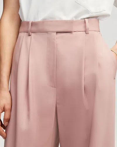 Shop Argent Preorder: Pleated Trouser In Pink