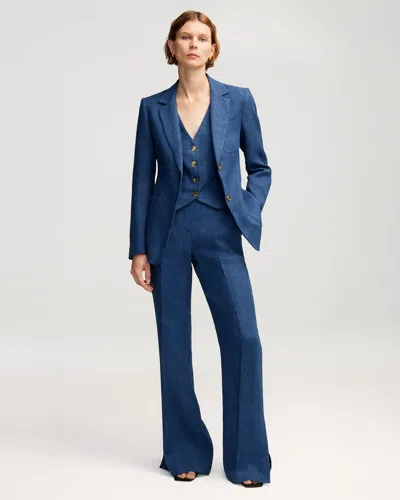 Argent Prince Trouser In Blue