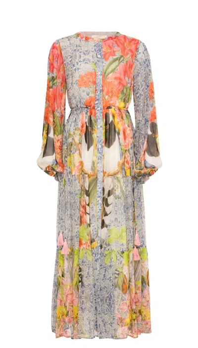 Shop Carolina K Women's Josefina Maxi Dress In Selva Birds In Multi