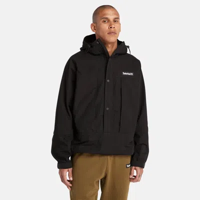 Shop Timberland Men's Water-repellent Anorak Jacket In Black