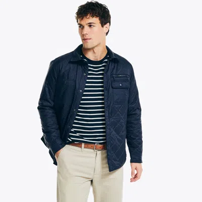 Shop Nautica Mens Sustainably Crafted Tempasphere Jacket In Blue