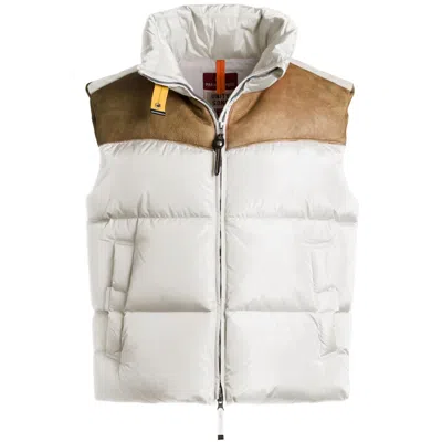 Shop Parajumpers Women's Dyani Puffer Vest In Off White