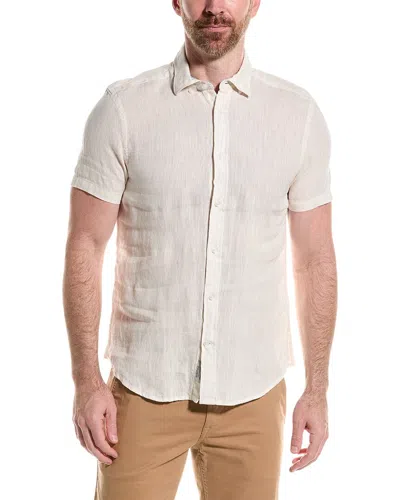 Shop Heritage By Report Collection Linen Shirt In Beige
