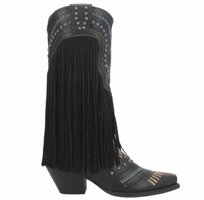 Shop Dingo Women's Gypsy Leather Boots In Black
