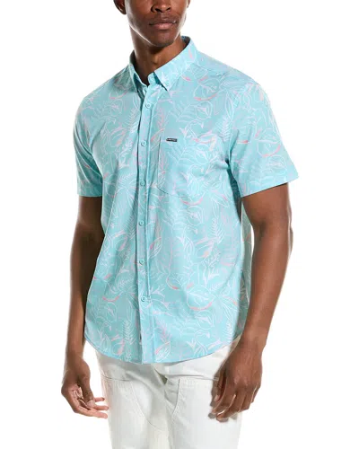 Shop Vintage Summer Stretch Shirt In Blue