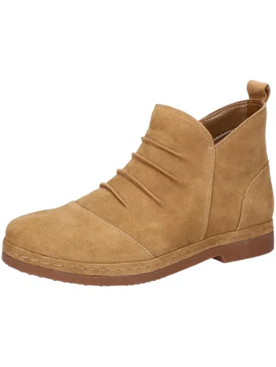 Bella Vita Raquel Womens Suede Ankle Boots In Green