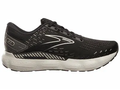 Shop Brooks Men's Glycerin Gts 20 Running Shoes In Black/white/alloy In Multi
