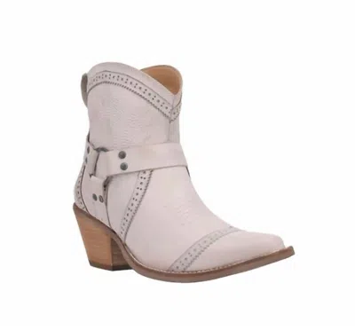 Shop Dingo Women's Gummy Bear Leather Booties In Off White