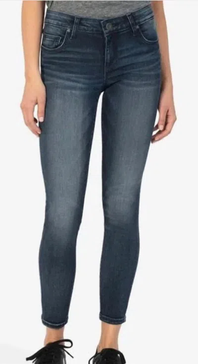 Shop Kut From The Kloth Connie Skinny Jeans Calluna In Blue In Grey