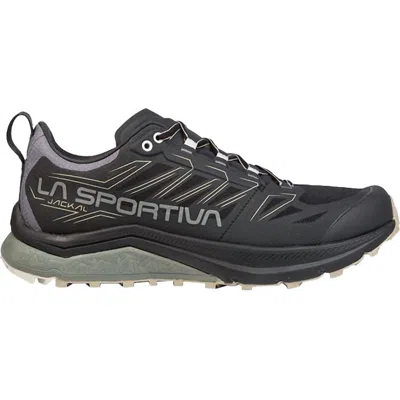 Shop La Sportiva Men's Jackal Trail Running Shoes In Black/clay In Multi