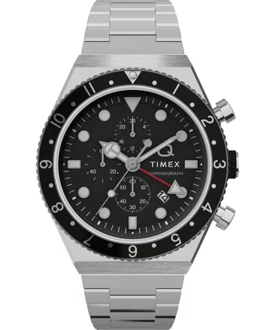 Shop Timex Men's 40mm Stainless Steel Watch Tw2v69800vq In Silver