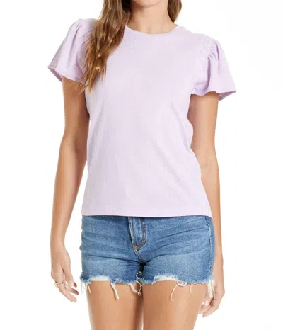 Shop Another Love Sachi Top In Wisteria In Blue