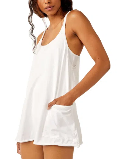Fp Movement Hot Shot Racerback Tank Minidress In White