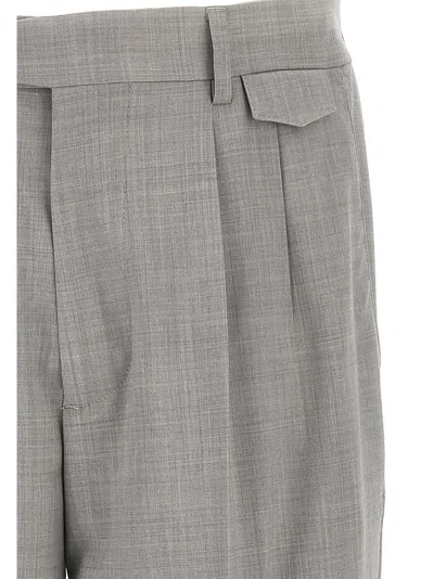 Shop Brunello Cucinelli Trousers Pences Pants Gray