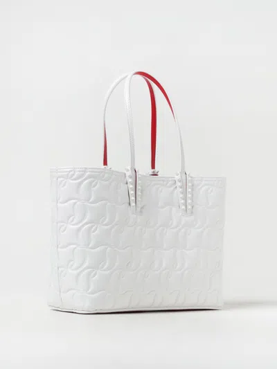 Shop Christian Louboutin Tote Bags Woman White Woman