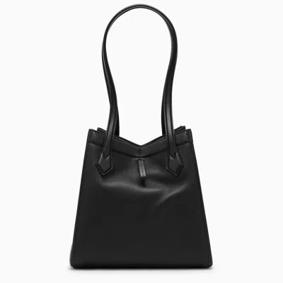 Shop Fendi Origami Medium Convertible Bag In Black Leather Women In Multicolor