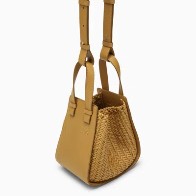 Loewe Sahara Compact Leather Hammock Handbag For Women In Brown In Brown